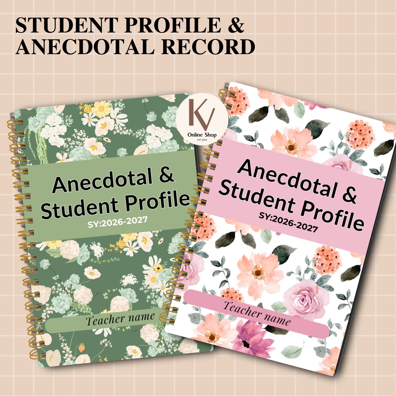 Anecdotal & Student Profile Notebook – SY 2026–2027
