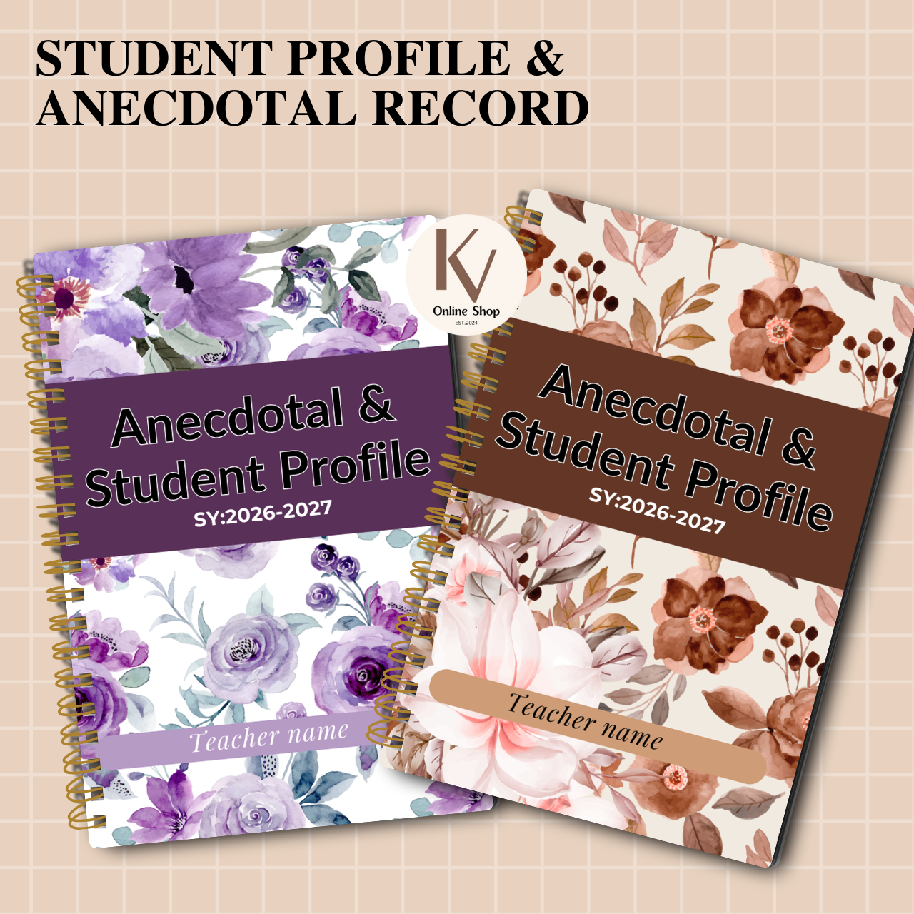 Anecdotal & Student Profile Notebook – SY 2026–2027