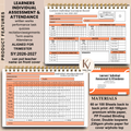 Learners Individual Assessment & Attendance Notebook | A5  | SY 2026–2027 (Trimester Ready)