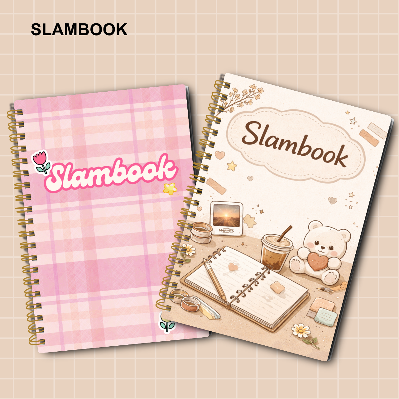 Slambook A5 – “Getting to Know Your Bestie Better” (Pastel Collection | 30 or 50 Sheets)