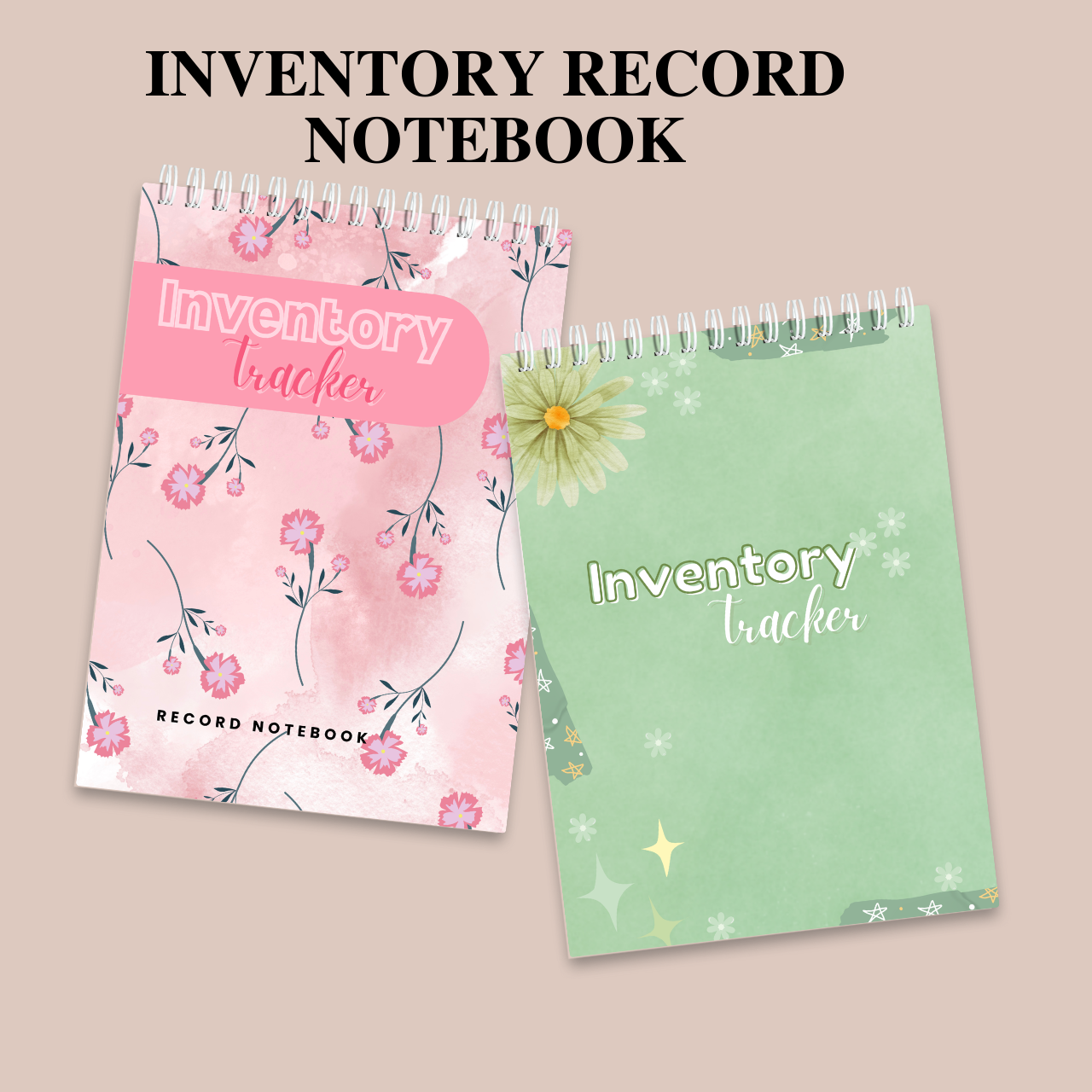 Product Pricelist & Inventory Record Notebook – A5 Business Tracker (Spiral Bound)
