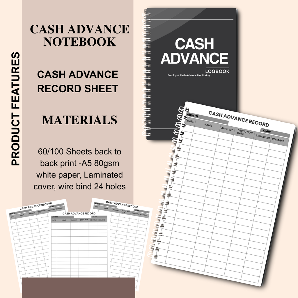 Employee Records & Salary Management Notebook (A5 Payroll & Staff Logbook)
