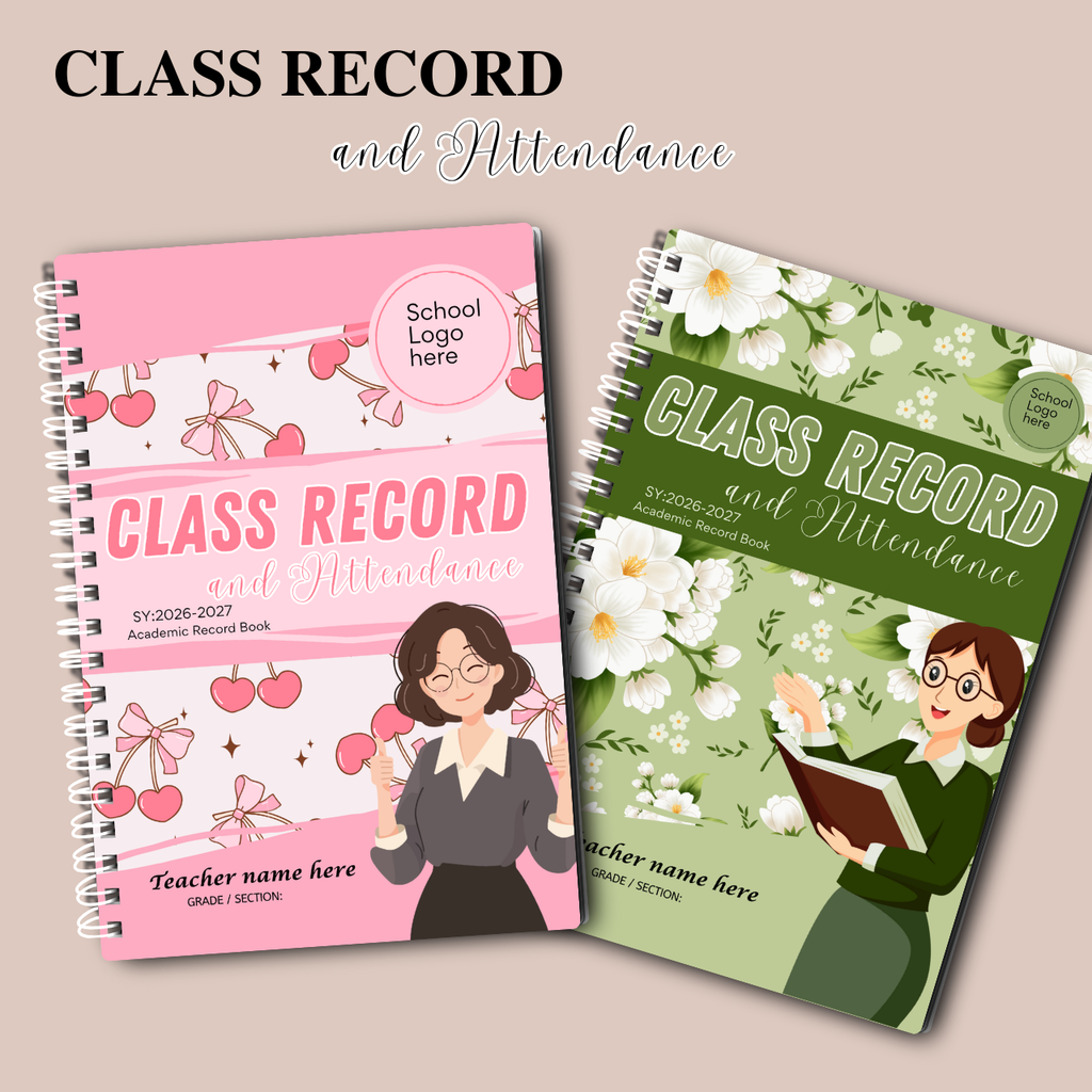 A4 Class Record and Attendance Notebook | SY 2026–2027 | Teacher’s Academic Record Book
