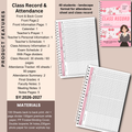 A4 Class Record and Attendance Notebook | SY 2026–2027 | Teacher’s Academic Record Book