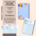 Weekly Paluwagan Record Notebook with Agreement – A5 Handmade Savings Tracker (10 Members)